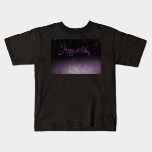 Galaxy greeting Kids T-Shirt